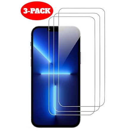 [3-PACK] iPhone 15 Pro Skärmskydd i Härdat glas