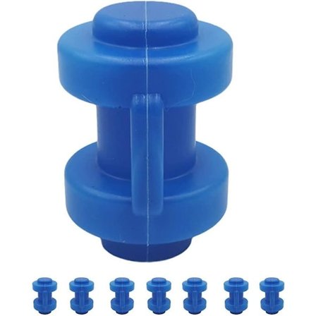 HKK Trampoliinin päätytulpat 8 kappaletta päätytulpat turvaverkko varaosat halkaisija 25MM