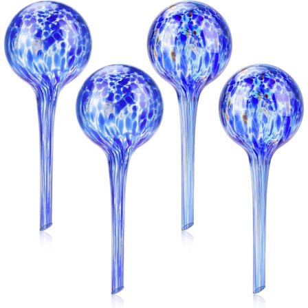 4 stk plantevandingskugler selvvandende højt glas selvvandende