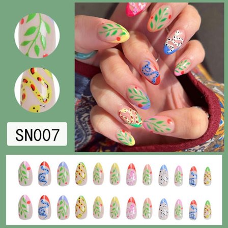 Mandel Fake Nails False Nail SN007 SN007