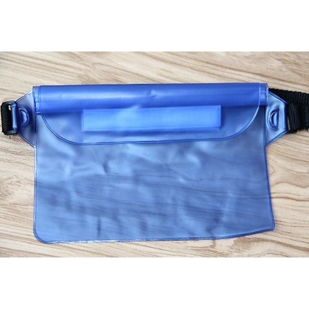Vandtæt taske med justerbar rem, beskytter telefon/penge/kort/nøgle, ideel til svømning, rafting, kajaksejlads, sejlads, camping, vandreture,
