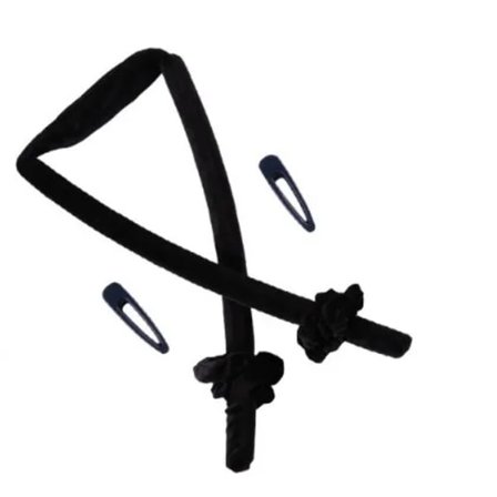 Sammet Värmelös Lazy Curler Silkesband Hårband Inget Värmeband Lockband Gör Lockigt Hår