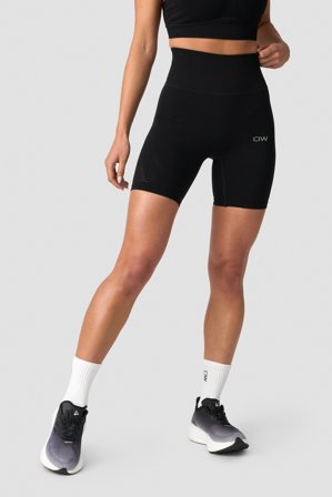 ICANIWILL - Force Warpknit Biker Shorts Wmn Black- Shorts - Dames - sportkleding van ICIW