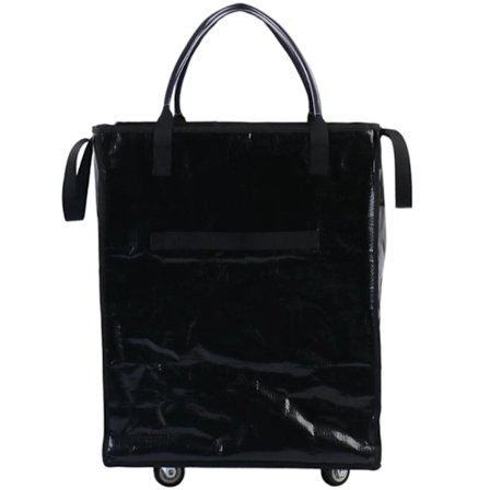 Vattentät Återanvändbar Matkasse på Hjul, Rullande Shoppingväskor med Hjul