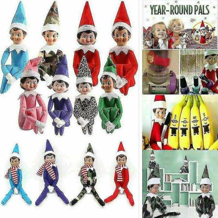 Elf On The Shelf Pojke Flicka Nyhet Plyschdockor Leksak Xmbs -w6 -b4 (FMY) Girl Red-B