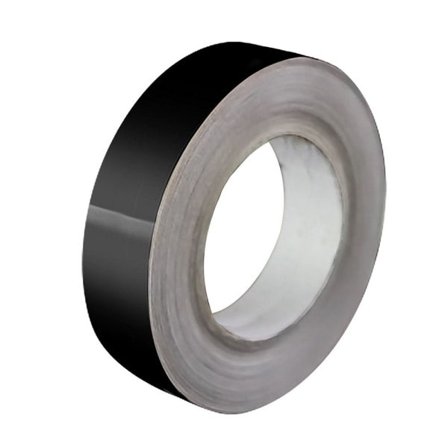 Dekorativ tape til fliser, 50m/rulle, sort, 3cm bredde Sort