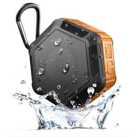 Bärbar Bluetooth-högtalare, Bluetooth 5.0-högtalare Dubbeldrivrutin med