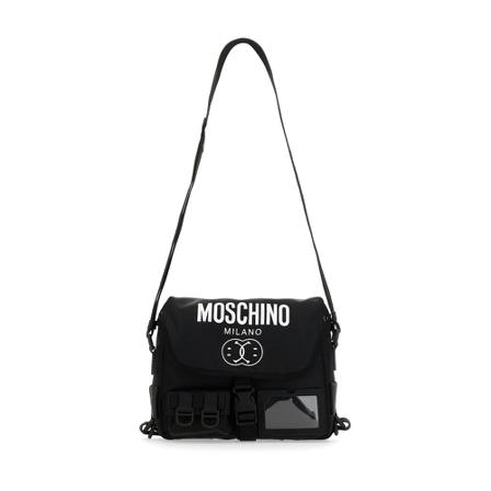Moschino Shoulder Väska svart, Herr, Herr, Storlek: ONE SIZE