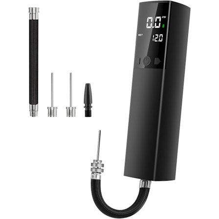 Elektrisk ballpumpe, smart fotballpumpe bærbar rask ball i