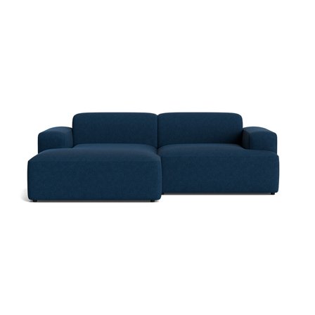 Madrid chaiselong sofa, venstrevendt - Aragon Blå - 240x101x73 - Sofa, chaiselong