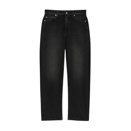 Iro, Cropped Jeans Zwart, Dames, Maat:W26