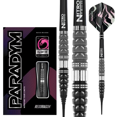 Red Dragon Darts Paradym - Torpedo Soft Tip Darts 18g