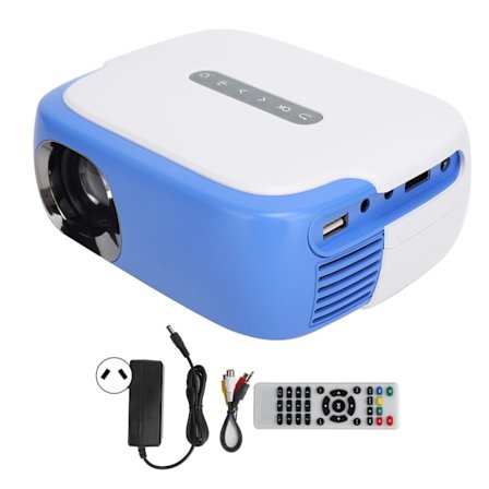 DR‐860 Mini Projektor LED Bærbar Projektor 1080P HD Multimedia Interface Smart Projektor 100‐240VAU Plugg