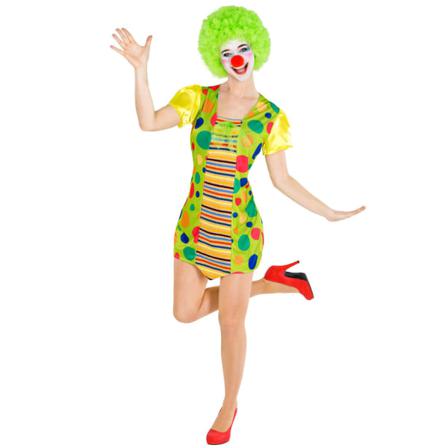 Tectake Clowndräkt Jekaterina Green L