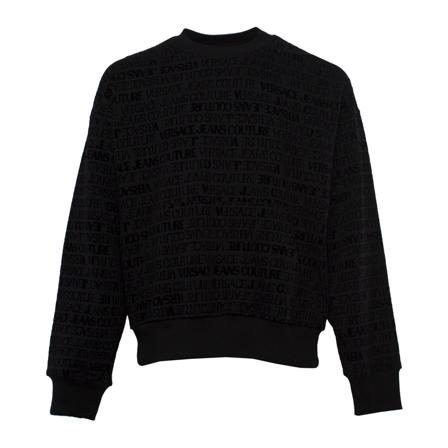 Versace Jeans Couture, Sweatshirts Zwart, Heren, Maat:L