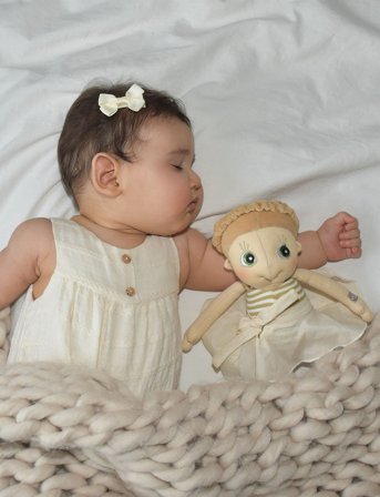 Rubens Barn Rubens Barn Docka-Hazel-Ecobud - Multi/patterned - 8.5X18X35CM