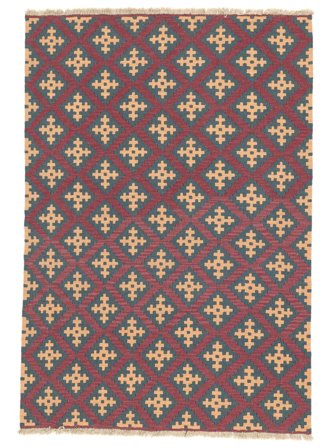 Kilim Qashqai Rug 131X188 Dark Red/Black Persia