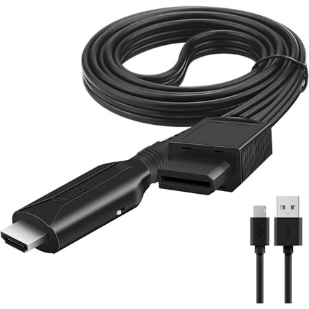 Wii till HDMI-omvandlare Wii HDMI-adapterkabel 1m/3.2ft 1080P lämplig—max