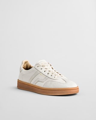 GANT - Cuzima sneakers i semsket skinn til dame til dame white