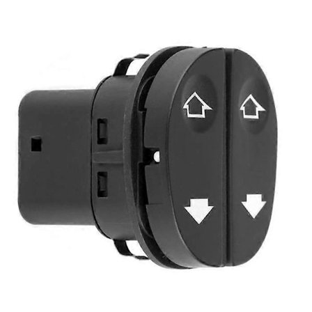 Pwshymi-Duokon Elektrisk Vinduskontrollbryter Plast ABS-knapp 96FG14529BC for FORD KA FIESTA FUSION NYX