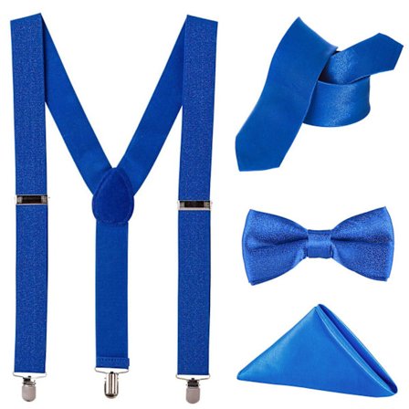 Herre Selvslipp Sløyfe & Slips Firkantet Lommetørkle Sett Overraskelsesgave