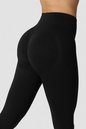 ICANIWILL - Sculpt Seamless Tights Black - Treningstights - Dame - ICIW