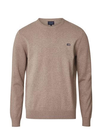Lexington Clothing Bradley Cotton Crew Sweater - Beige - XXL