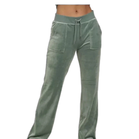 Ljusgröna juicy byxor