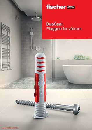 FISCHER VÅTROMSPLUGG DUOSEAL 6X38 S BK