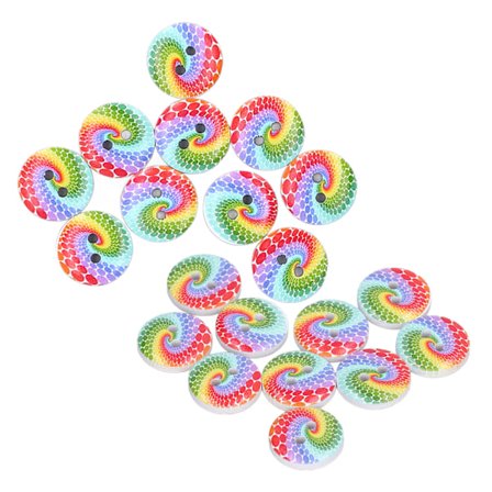 100 stk. syknapper 15 mm/0,6 tommer DIY gjør attraktive dekorative lette håndverkstilbehør til hjemmet