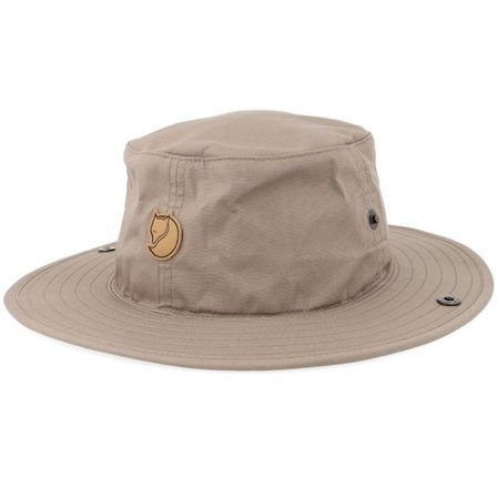Fjällräven - Beige sunhat Hatt - Abisko Summer Hat Suede Brown Sun Hat @ Hatstore