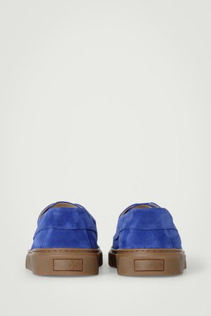 COS Men's Suede Trainer Boat Shoes in Blue