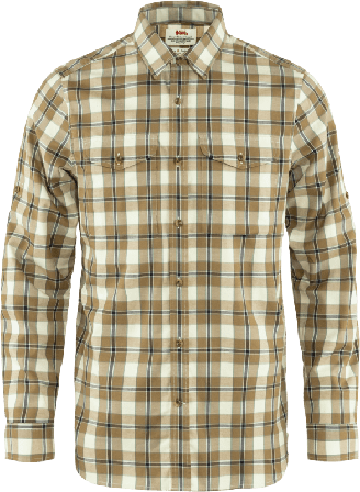 Fjällräven Men's Singi Flannel Shirt LS Men long-sleeved shirts Beige XL
