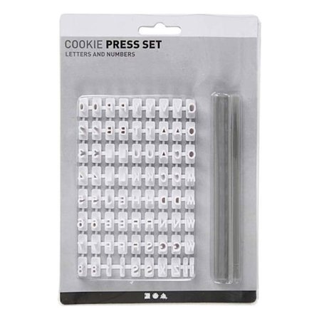 83 kumitampoonia Aakkoset ja numerot 6 mm