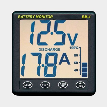 Batteriövervakare Nasa Marine Instruments BM-1, 12 + 100 A-shunt