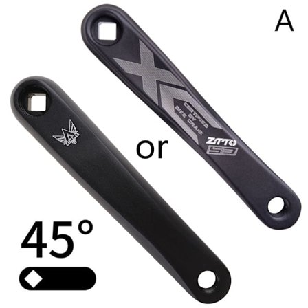 1 Stycke Vevarm 170mm Aluminiumlegering Cykel Vänster Vevarm Ersättningstillbehör för Mountainbike Landsvägscyklar