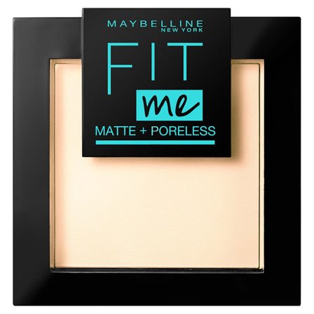 Maybelline New York Fit Me Matte & Poreless Pudder 105 Natural Ivory, Makeup, Ansigt, Pudder