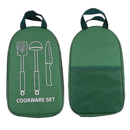 Resväska för köksredskap på camping, researrangör för grilltillbehör, bärbar väska