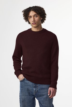 NN.07 Kevin 6600 Sweater Male Red Organic Cotton