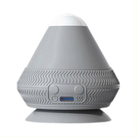 Monterbar elektrisk massagebold med sugekop, ryg- og skuldermassagebold med sugekop til smertelindring