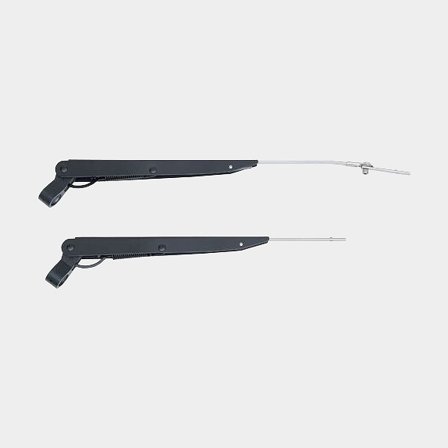 Scheibenwischerarm Boot TMC, schwarz/silber, 285 - 380 mm (11.2" - 14.9") - Boot