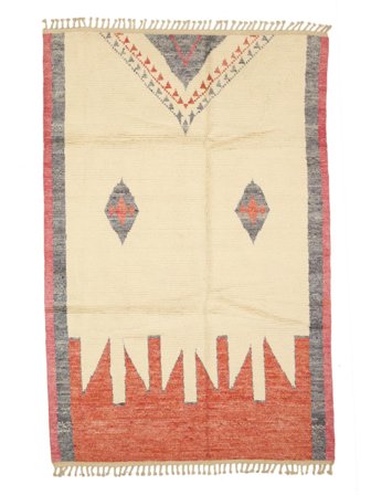 Berber Stil Teppich 190X292 Wolle