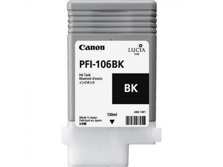Canon PFI-106 BK - svart - original - blekkbeholder
