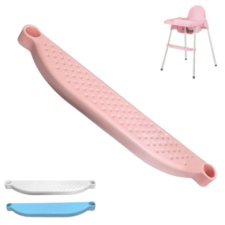 Justerbart fotstøtte for barnestol – Passer IKEA Antilop Rosa