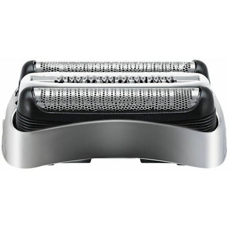 Erstatningsgitter og kniv for barberhodet til Braun 3-serie 300S 301S 310S 320S 330S 340S 360S 380S 3000S, Sølv