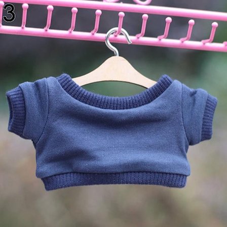 20 cm dukkeklær Dukke tegneserie T-skjorte 3 3