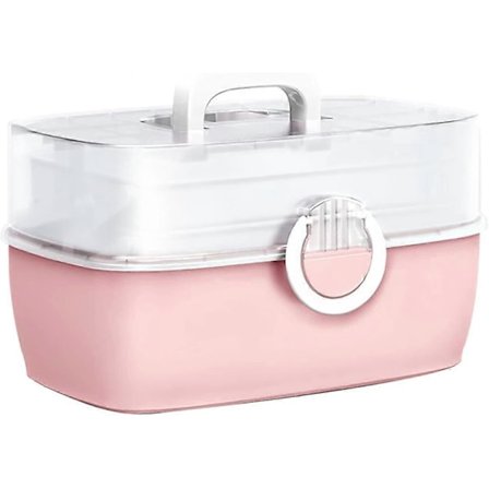 Medicinskab til sikker opbevaring af medicin, foldbart 3-lags medicinskab til husholdningen