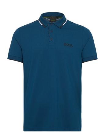 Paddy Pro Sport Polos Short-sleeved Blue BOSS