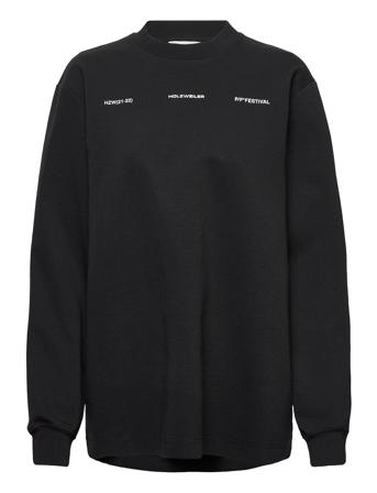 W. Luring National Ls T-shirts Long-sleeved Svart HOLZWEILER