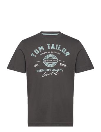 Logo Tee Grey Tom Tailor